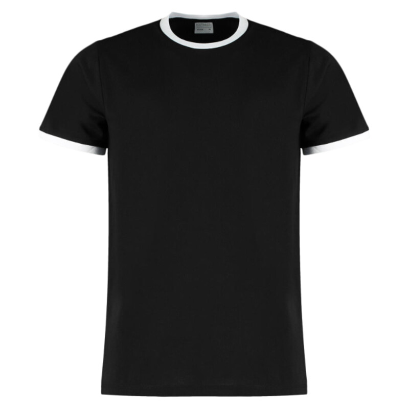 Kustom Kit Fashion Fit Ringer T-Shirt Thumbnail