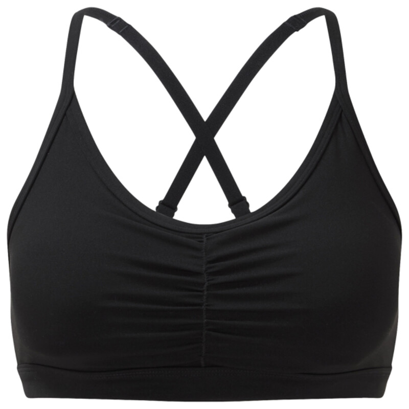 Women's TriDri® ruched sports bra (medium impact) Thumbnail