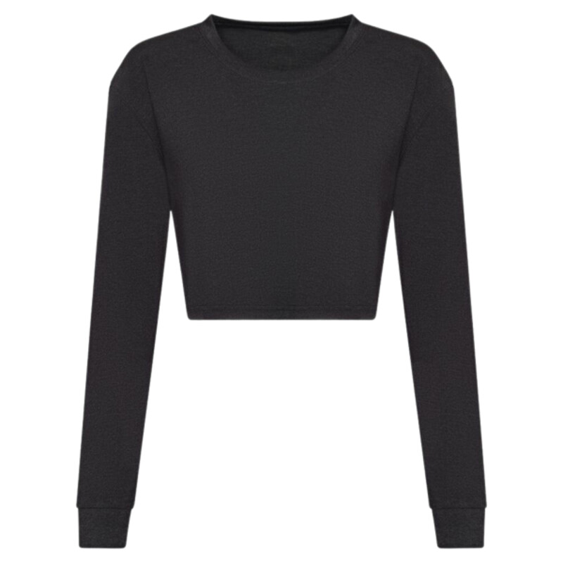 Women's long sleeve cropped T Thumbnail