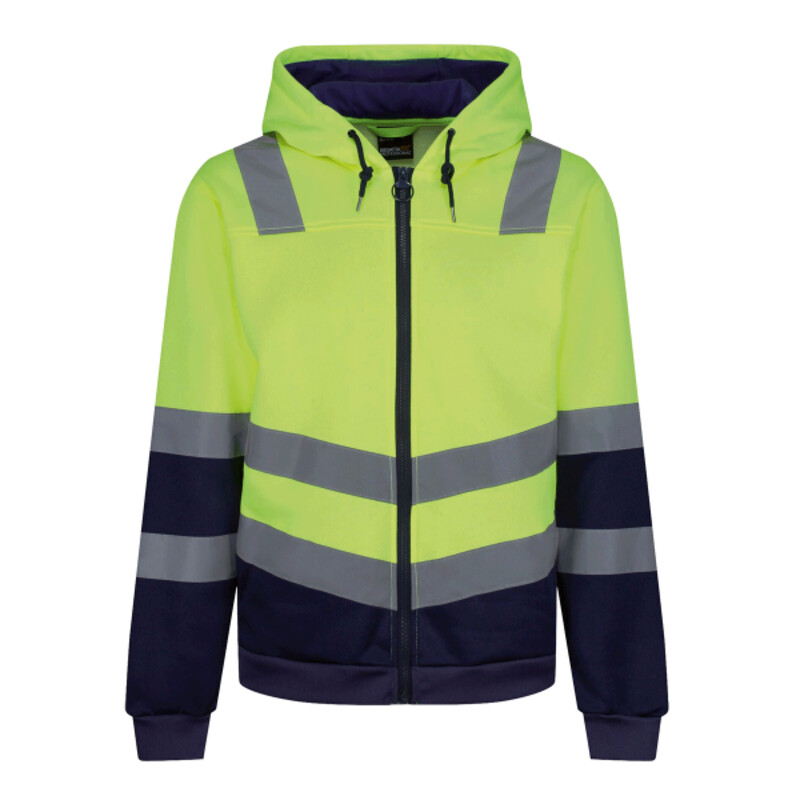 Pro Hi Vis Full Zip Hoodie Thumbnail