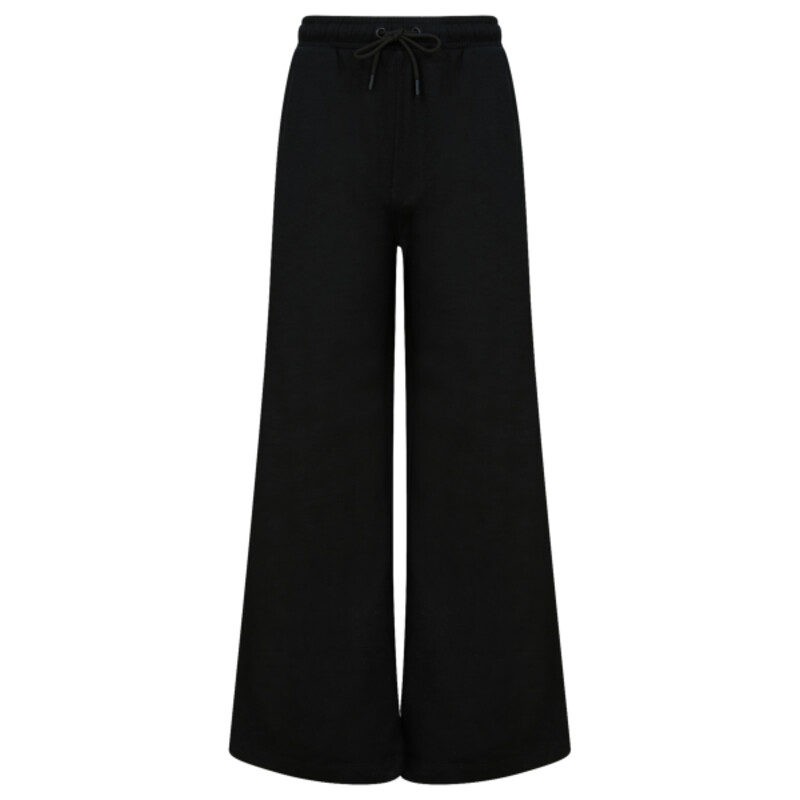 Women's sustainable fashion wide leg joggers Thumbnail