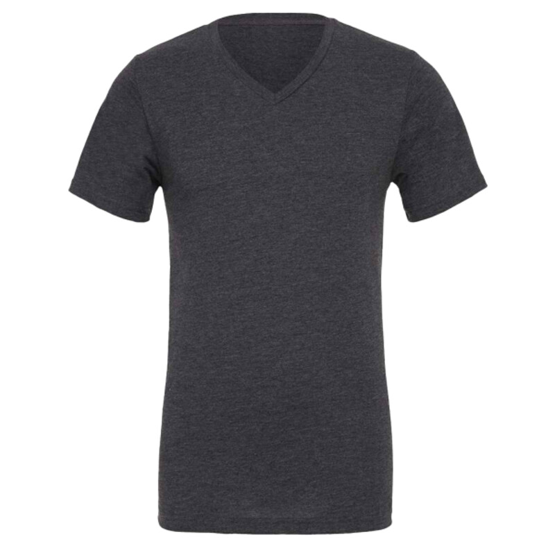 Canvas Unisex Heather CVC V Neck T-Shirt Thumbnail