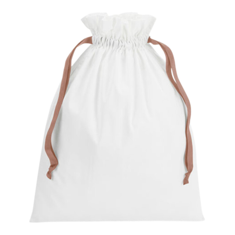 Cotton gift bag with ribbon drawstring Thumbnail