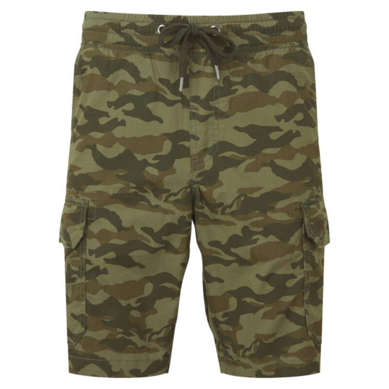 Men’s camo cargo utility shorts Thumbnail