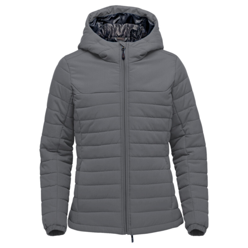Women’s Nautilus quilted hooded jacket Thumbnail