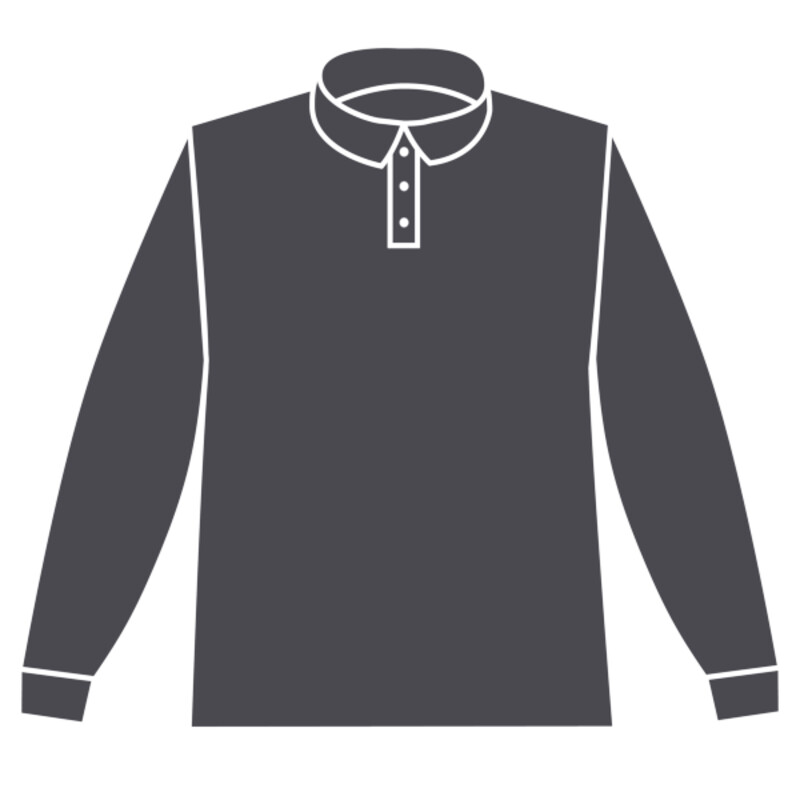 Brook Taverner Casper Knitted Long Sleeve Polo Shirt Thumbnail