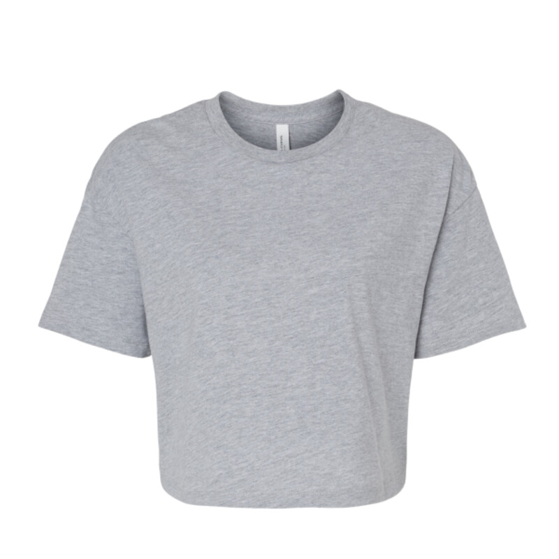 Bella Ladies Jersey Cropped T-Shirt Thumbnail