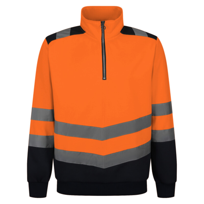 Pro hi-vis ¼-zip sweatshirt Thumbnail