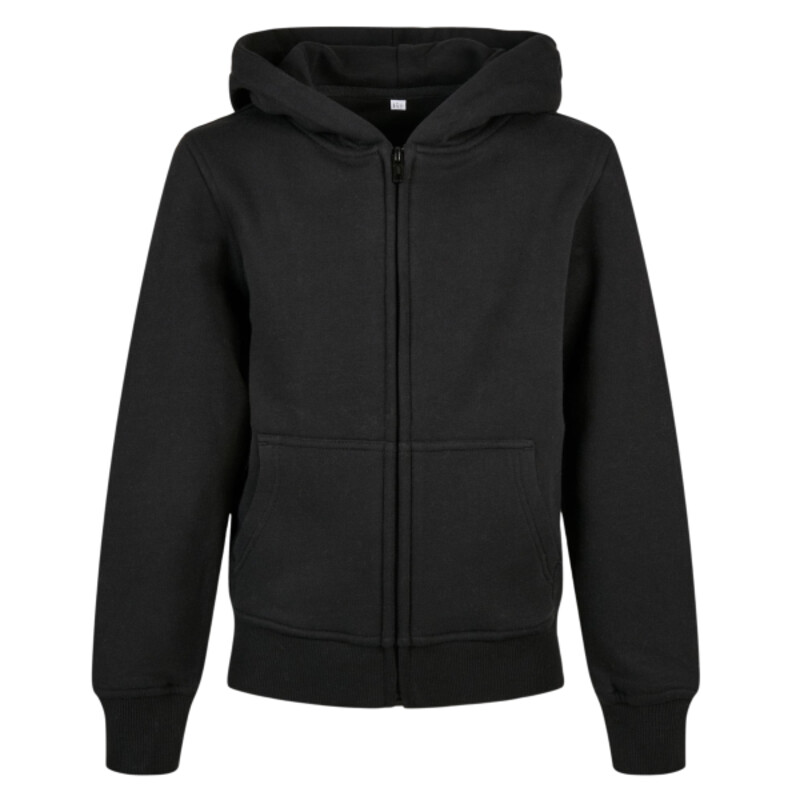 Organic kids basic zip hoodie Thumbnail