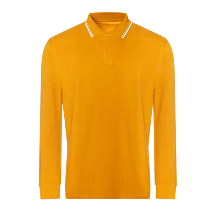 Long sleeve tipped 100 polo Thumbnail