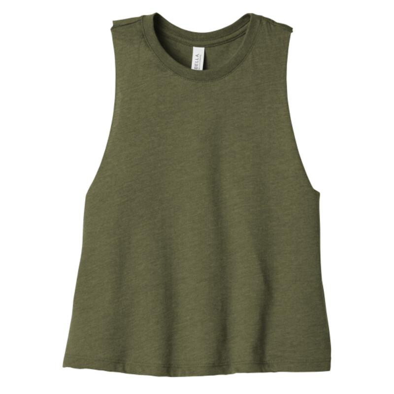 Women's racerback cropped tank Thumbnail