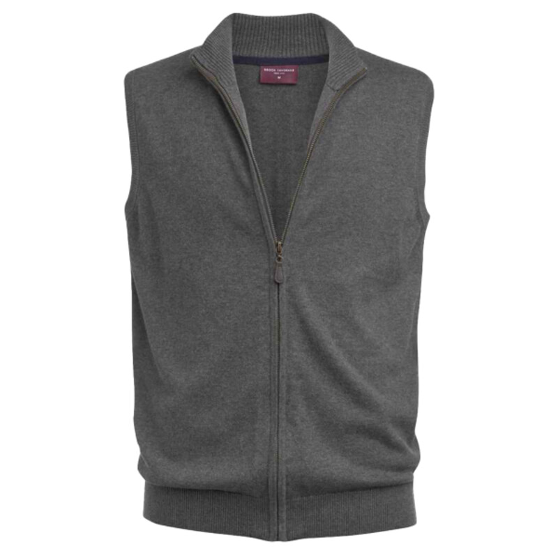 Brook Taverner Lincoln Knitted Zip Gilet Thumbnail
