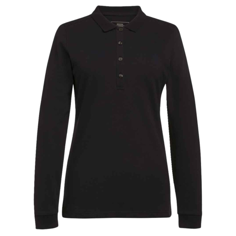 Brook Taverner Ladies Anna Long Sleeve Polo Shirt Thumbnail