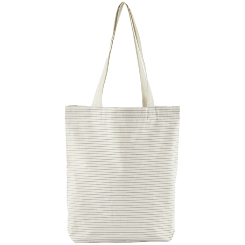 Westford Mill Striped Organic Cotton Tote Bag Thumbnail