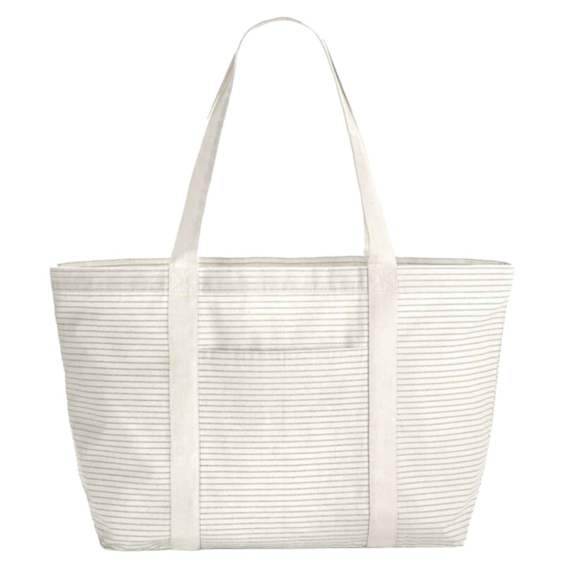 Westford Mill Striped Organic Cotton Shopper Thumbnail