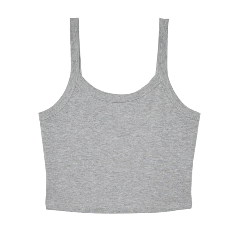 Women’s micro rib spaghetti strap tank Thumbnail