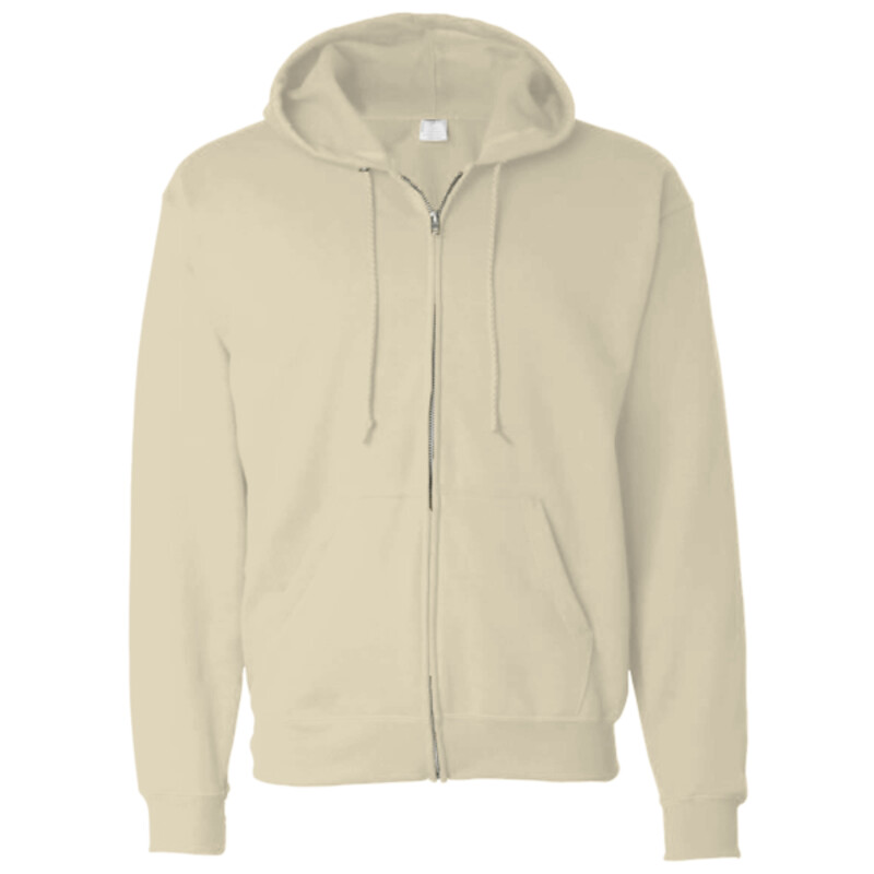 Softstyle™ midweight fleece adult full-zip hooded sweatshirt Thumbnail