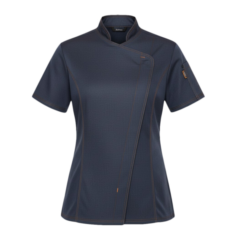 Le Chef Ladies Asymmetric Chef's Jacket Thumbnail