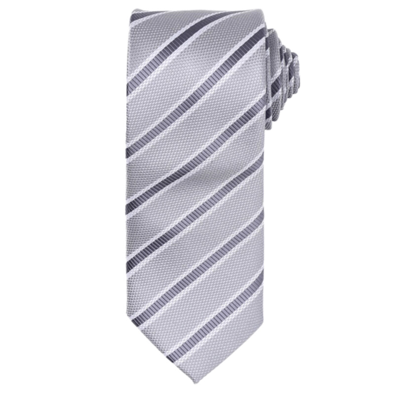 Waffle stripe tie Thumbnail