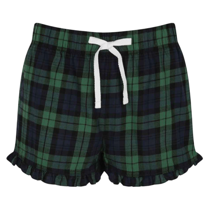 Women's tartan frill shorts Thumbnail