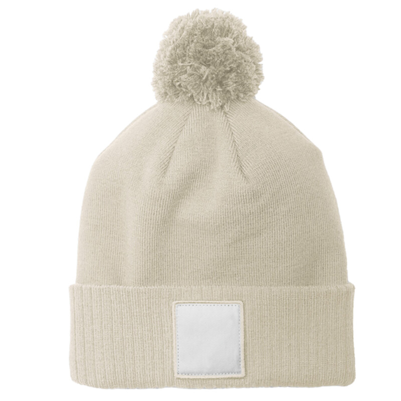 Appliqué Patch Pom Beanie Thumbnail