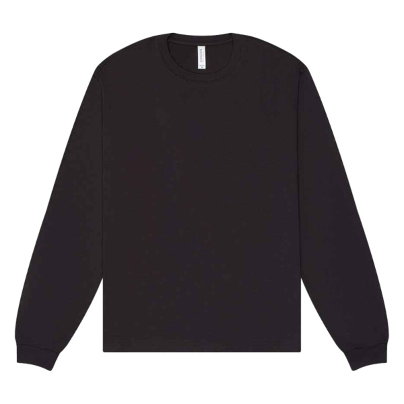 Canvas Unisex Heavyweight Long Sleeve Boxy T-Shirt Thumbnail