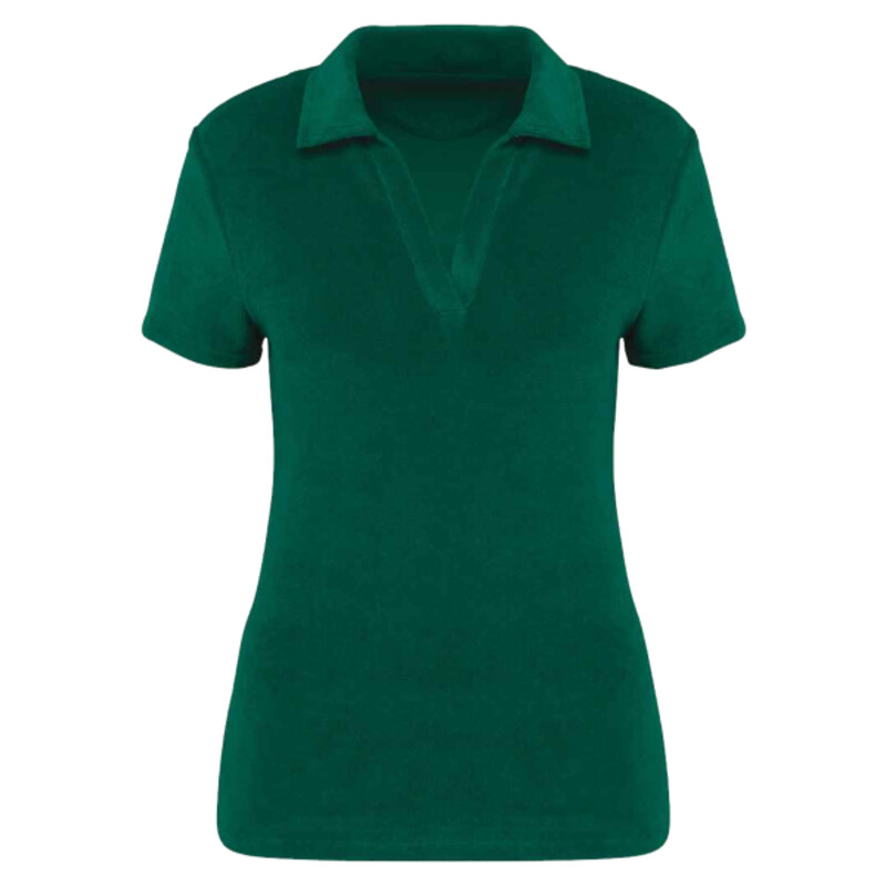 Native Spirit Ladies Terry Towel Polo Shirt Thumbnail