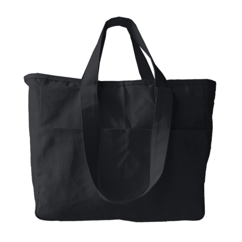 Double Handle Cargo Pocket Tote Thumbnail