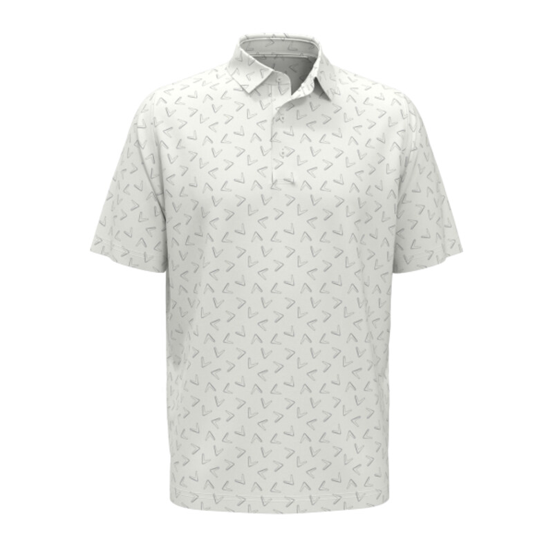 All-over large chev printed polo Thumbnail