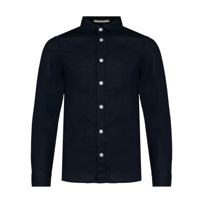 Spasso Kids Long Sleeve Linen Shirt Thumbnail