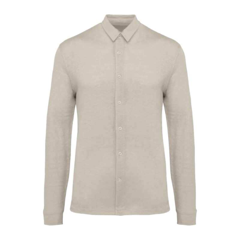 Spasso Long Sleeve Linen Shirt Thumbnail