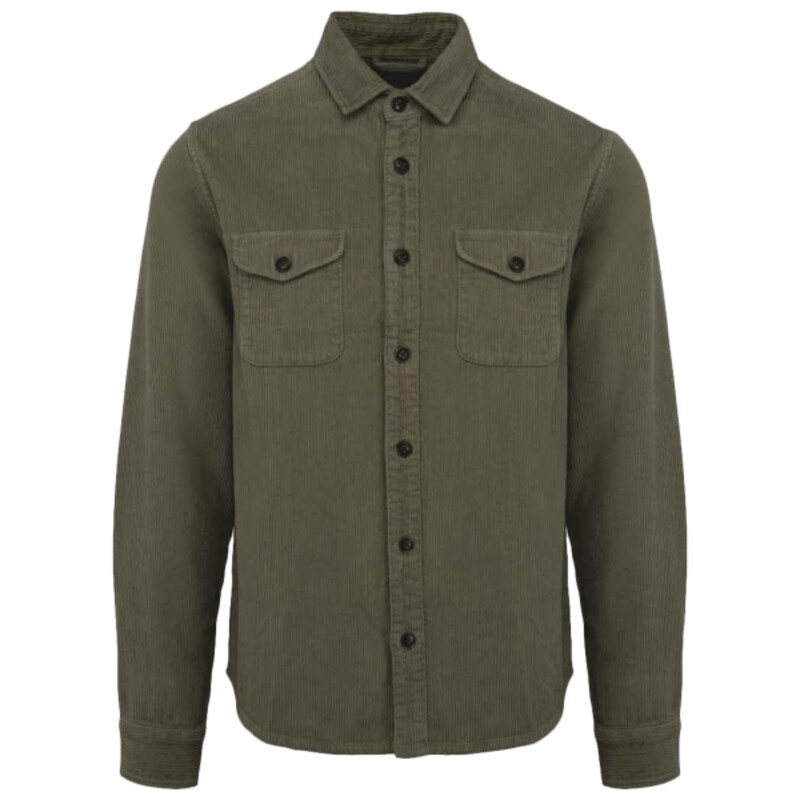 Spasso Faded Corduroy Overshirt Thumbnail