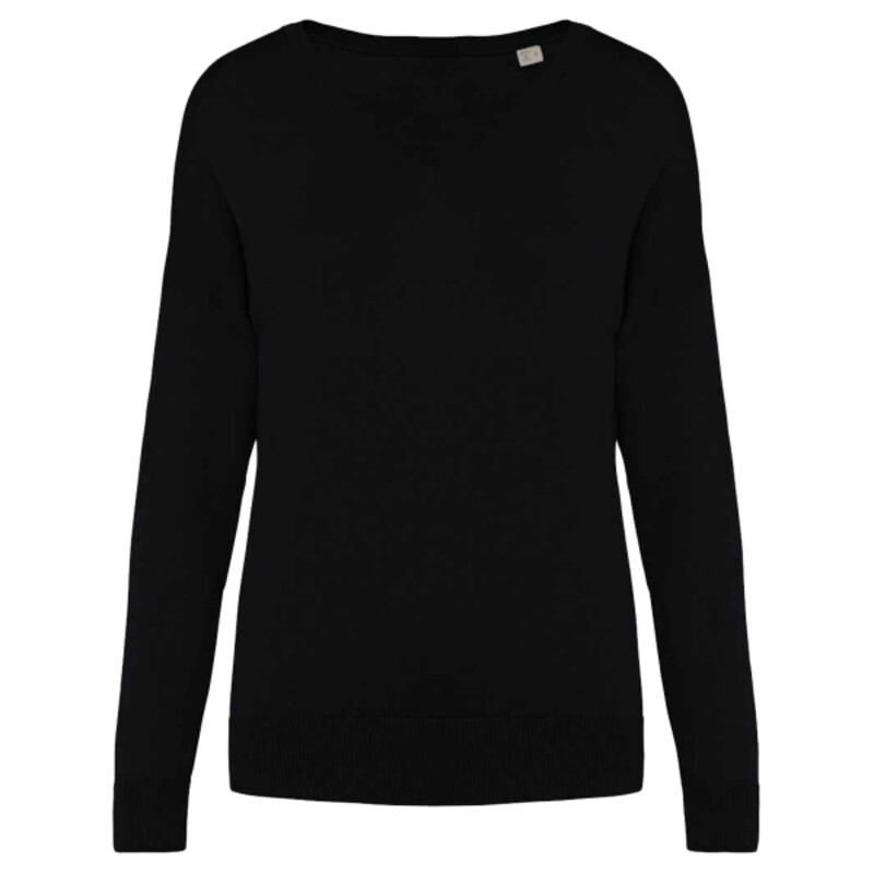Spasso Ladies TENCEL™ V Neck Sweater Thumbnail