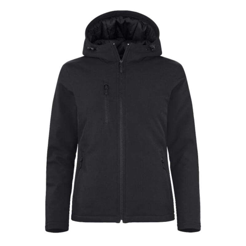 Ladies Padded Softshell Hoody Thumbnail