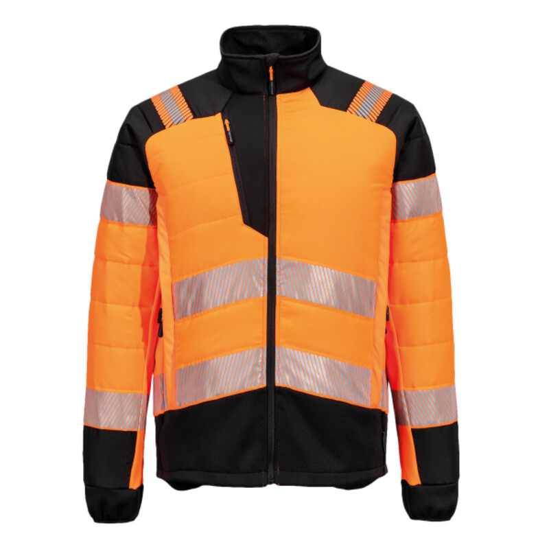 PW3 Hi-vis hybrid baffle jacket (T170) Thumbnail