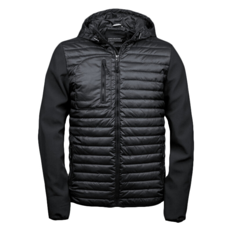 Hooded crossover jacket (9628) Thumbnail