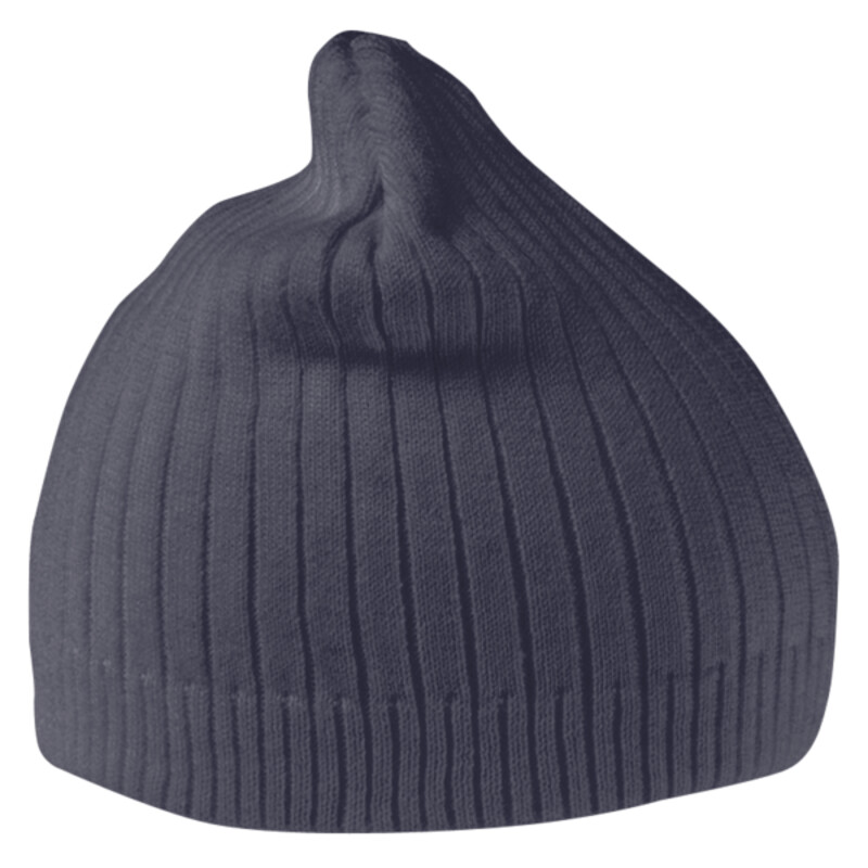 Cotton knitted beanie hat Thumbnail