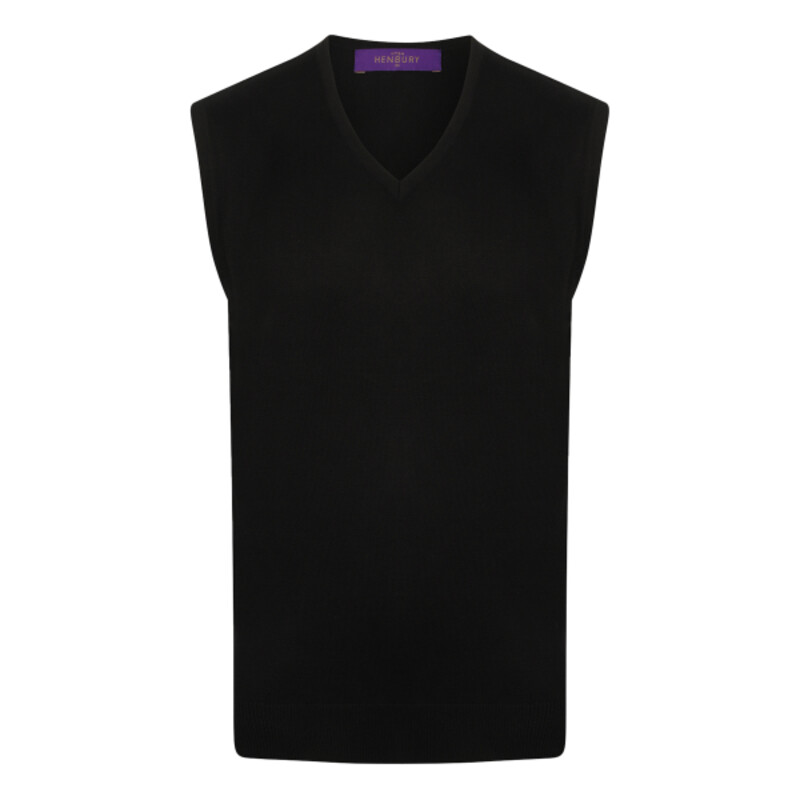 Sleeveless v-neck jumper Thumbnail