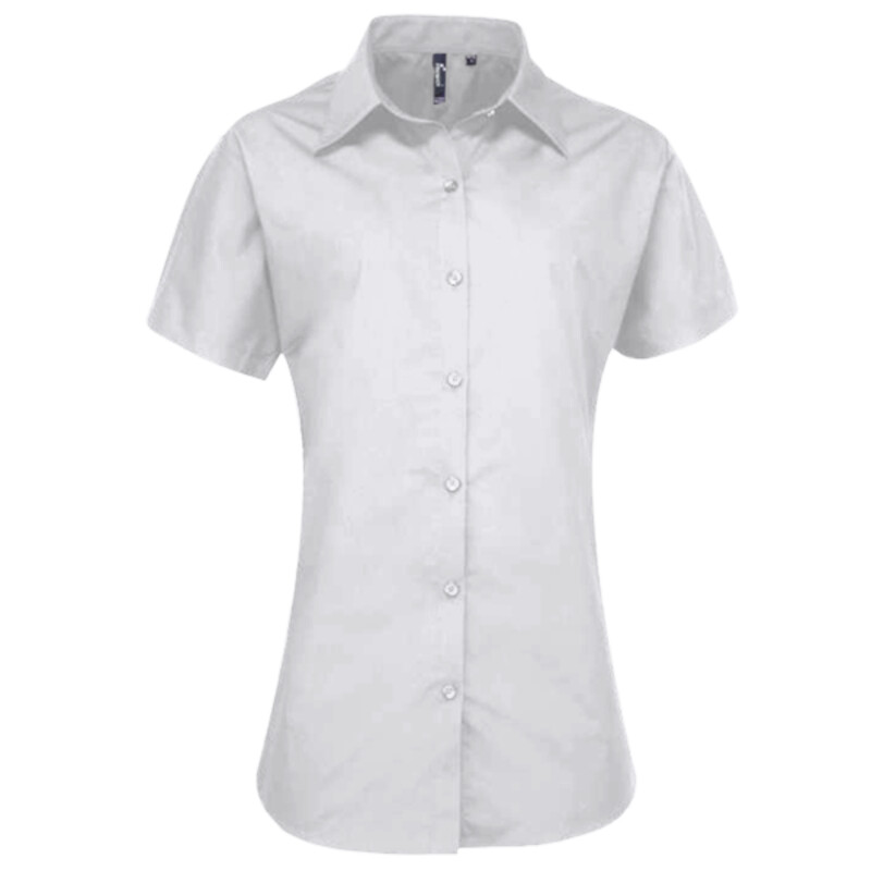 Women's supreme poplin short sleeve shirt Thumbnail