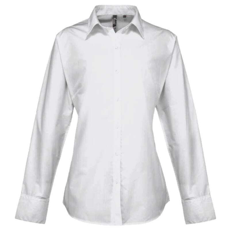 Women's supreme poplin long sleeve shirt Thumbnail