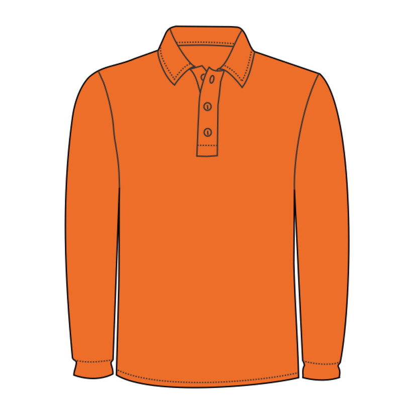 Hi-vis long sleeve polo (HVJ310) Thumbnail