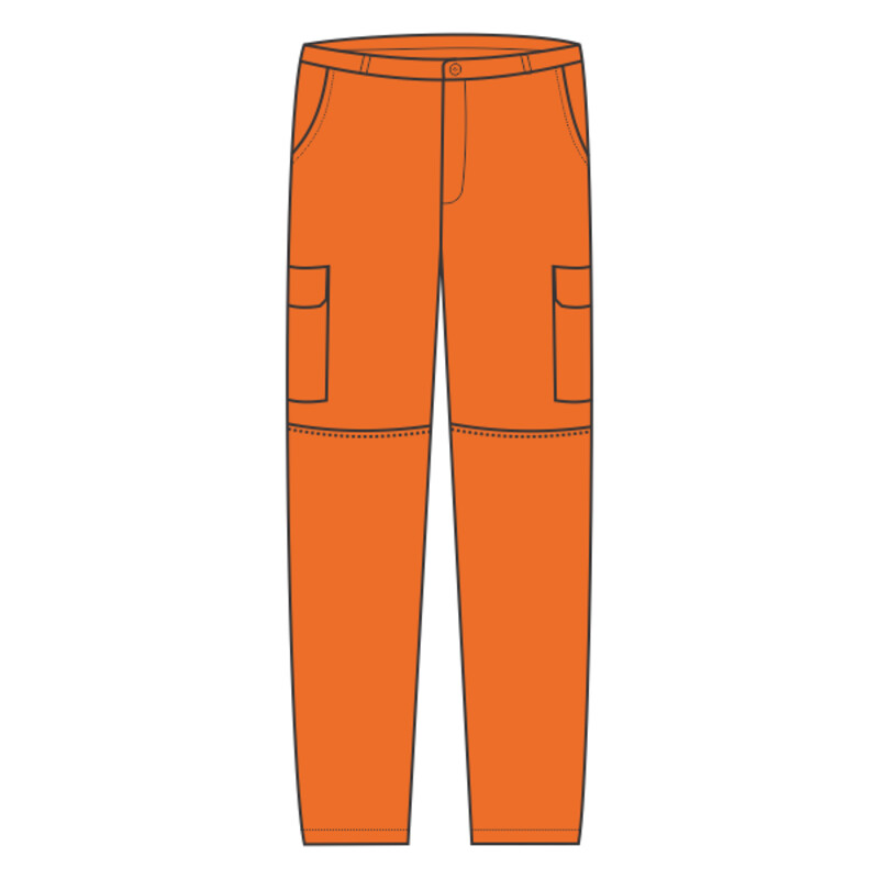 Hi-vis polycotton cargo trousers with kneepad pockets (HV018T/3M) Thumbnail