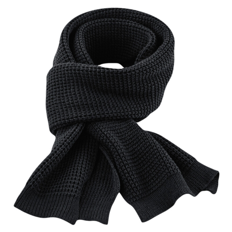 Classic Waffle Knit Scarf Thumbnail