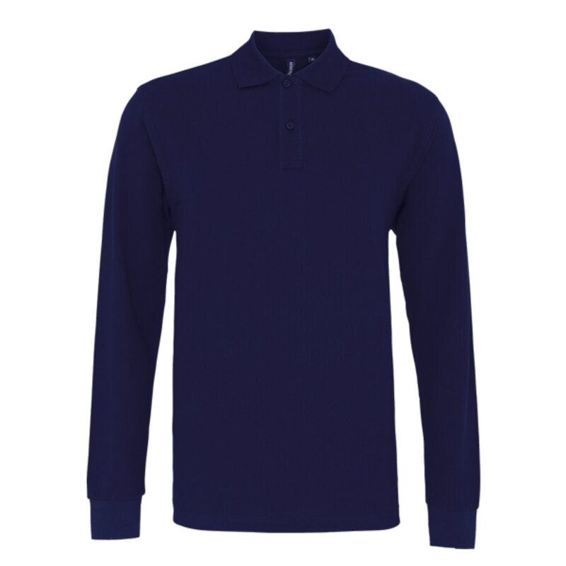 Men's classic fit long sleeved polo Thumbnail