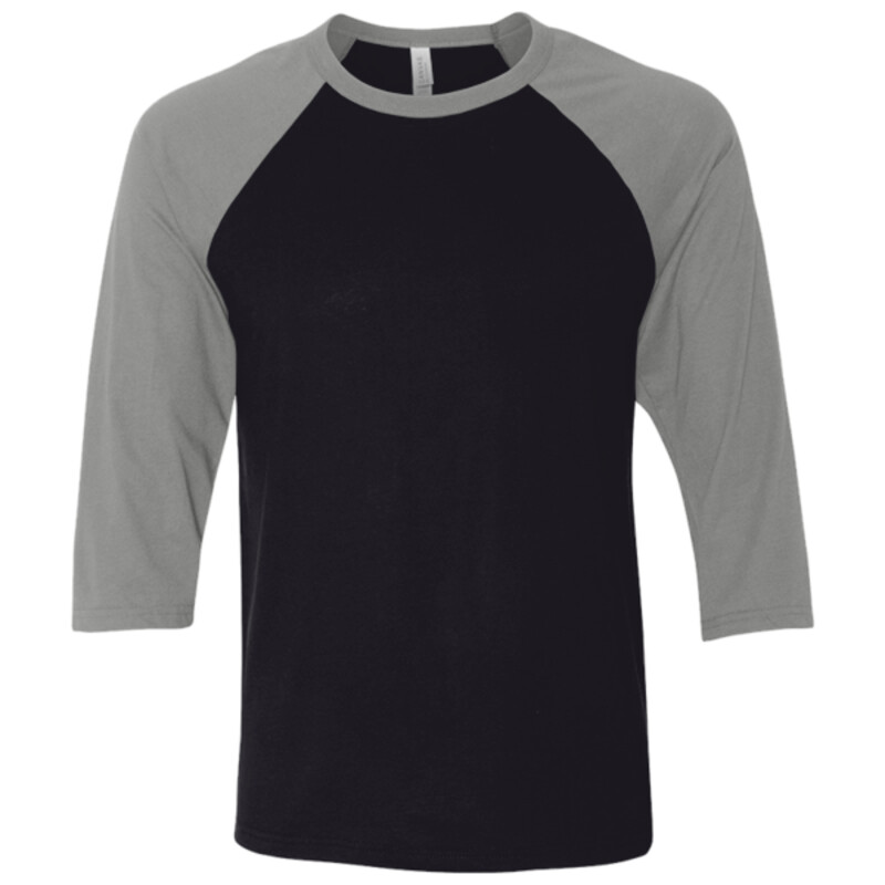 Canvas Unisex 3/4 Sleeve Baseball T-Shirt Thumbnail