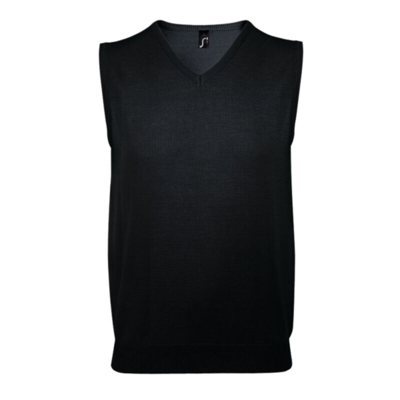 SOL'S Unisex Gentlemen Sleeveless Cotton Acrylic V Neck Sweater Thumbnail