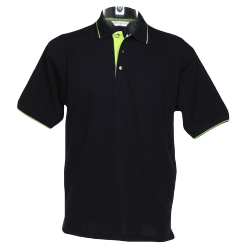 Kustom Kit St Mellion Tipped Cotton Piqué Polo Shirt Thumbnail
