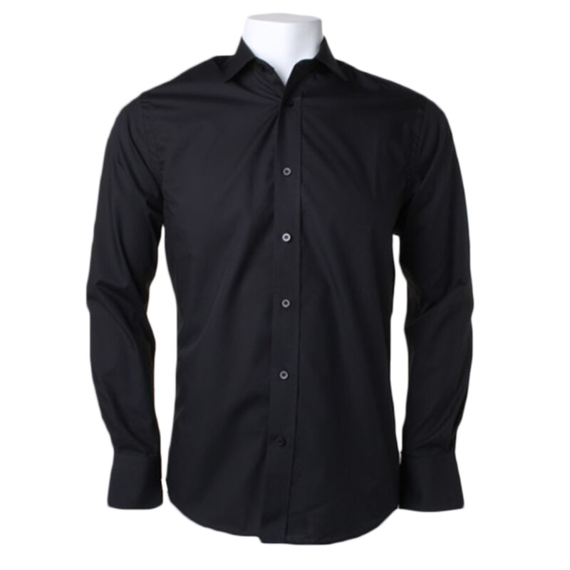 Kustom Kit Long Sleeve Tailored Business Shirt Thumbnail