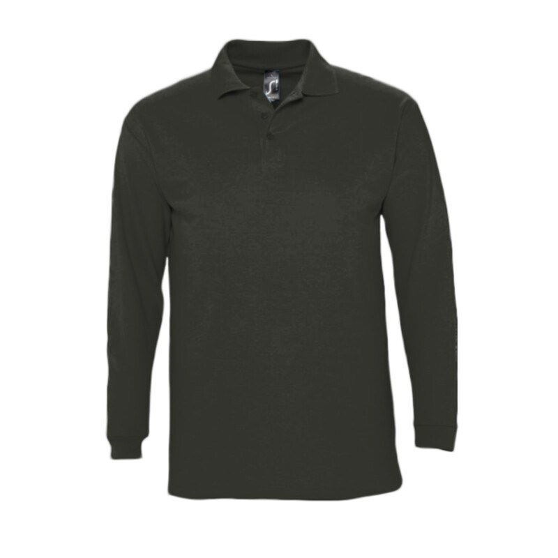 SOL'S Winter II Long Sleeve Cotton Piqué Polo Shirt Thumbnail