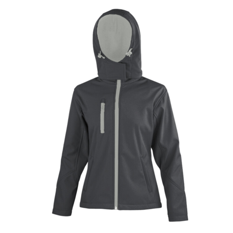 Result Core Ladies Hooded Soft Shell Jacket Thumbnail